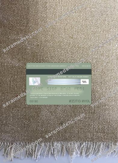 Andorra Credit Andorra bank visa card photolook back